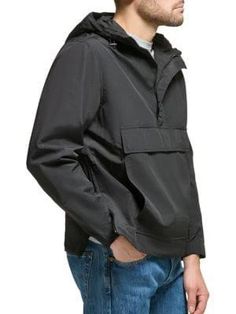 Designed with an attached drawstring hood, this hooded jacket is a versatile addition to your collection..Attached drawstring hood.Long sleeves.Half elasticized cuffs.Half zip front.Front kangaroo pocket.Polyester.Machine wash.Imported.SIZE & FIT.About 27.5' from shoulder to hem.Designed with an attached drawstring hood, this hooded jacket is a versatile addition to your collection.Attached drawstring hoodLong sleevesHalf elasticized cuffsHalf zip frontFront kangaroo pocketPolyesterMachine washI Hooded Parka With Drawstring For Outdoor Activities, Casual Hooded Windbreaker With Drawstring, Casual Tommy Hilfiger Outerwear With Pockets, Hooded Windbreaker With Drawstring For Outdoor, Outdoor Hooded Jacket With Drawstring, Techwear Hooded Outerwear With Drawstring, Hooded Techwear Outerwear With Drawstring, Streetwear Hooded Jacket With Drawstring, Urban Hooded Windbreaker With Drawstring