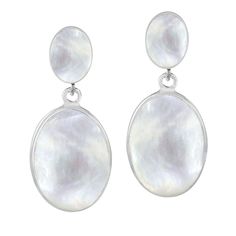 PRICES MAY VARY. A color that symbolizes purity. White pearl represents peace of mind. A great and classy gift for loved ones. ◆ FASHION STYLE ◆ Classy Pearl, Elegant White Earrings, Mother of Pearl ◆ GIFT PACKAGING ◆ Perfect for that classy yet extra personality for a statement-making look no matter the occasion. Make a dazzling addition to your jewelry collection! Great gifts for Mom or Grandma on Mother's Day, anniversary, birthday, or wedding celebration. Surely every woman of any age will l White Oval Earrings With Polished Finish, White Polished Finish Earrings, White Oval Sterling Silver Earrings, White Sterling Silver Oval Earrings, Oval Sterling Silver Earrings With Polished Finish, Modern Oval Pendant Earrings For Gift, Hypoallergenic Oval Earrings For Formal Occasions, Elegant Sterling Silver Oval Pendant Earrings, Elegant Sterling Silver Oval Cabochon Earrings