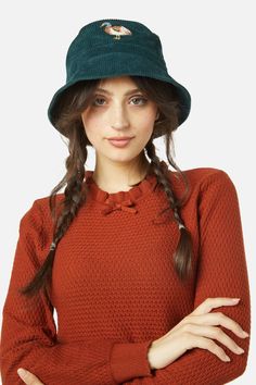 green Duck Embroidery, Bucket Hat Style, Princess Highway, Hat Style, A Princess, Hat Fashion, Bucket Hat, Embroidery, Hats