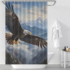 Soar into a majestic bathroom makeover with our Wildlife Eagle Shower Curtain from Cottoncat! 🦅✨ Unleash the spirit of nature every time you step into your sanctuary. Click to elevate your space with the king of the skies!🚿👑 #EagleEyeDecor #NatureInspiredLiving

👉 Explore the wild side here: https://a.cottoncat.com/DpxdvX

#CottoncatComforts #ShowerWithNature