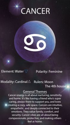 If you're a Cancer or have Cancer friends and family or are just generally interested in learning about astrology then this pin is for you!! Its a general description of what the Cancer sign and energy is all about.                                                ✨Please Follow our page for more cool and informative astrology posts!✨ Sagittarius Relationship, Circle Geometry, Aries And Sagittarius, Aries Traits, Zodiac Tattoo, Zodiac Stuff