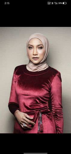 Beautiful Hijab, Suits For Women, High Neck Dress, Turtle Neck, Velvet, Actresses, Beauty