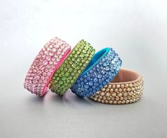 A bangle bracelet with 5 rows of stones, 24 colors of rhinestones and 15 colors of the backing are available.  Sizes (inner diameter) - THE DEFAULT SIZE IS M. Please, add the comment if you need another size. S: 2.375 Inches (6 cm); M: 2.5 Inches (6.5 cm); L: 2.75 Inches (7 cm). How to choose your size: 1) Measure the inner diameter of a bangle bracelet that fits you well. 2) You can also cut a piece of paper 1 inch wide (2.5 cm), 10 inches long (25 cm) and mark the dimensions S, M, L on it (lik Paper Ring, Dance Jewelry, Latin Dress, Light Aqua, Latin Dance, Ballroom Dance, Aqua Blue, Bangle Bracelet, Poland