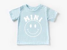 Smiley Graphic, Smiley, Childrens Clothes, Cotton Tee, Clothing Accessories