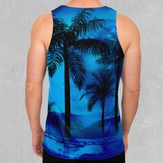 Description Specifications Shipping Exclusive art and soft fabric combine to create the ultimate tank top perfect for warm, sunny days. Made from premium, 100% polyester fabric, our tank tops are incredibly comfortable. Every tank top is constructed with a high definition printing process preventing this garment from fading after washing. This item is made to order. Please allow 5-10 business days before shipment. • 100% polyester • Reinforced taping along the armholes and neck • Premium polyest Moisture-wicking Sleeveless Vest For Summer, Printed Sports Tops For Summer, Summer Sports Printed Tops, Summer Sports Tops With Prints, Casual Blue Printed Tank Top, Printed Tank Top For Streetwear, Summer Blue Streetwear Tank Top, Printed Sleeveless Tank Top For Streetwear, Crew Neck Tank Top For Gym In Summer