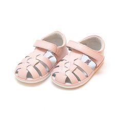 Angel Baby Girls Christie Leather Fisherman Sandal (Baby) – L'Amour Shoes Angel Shoes, Angel Baby Girl, Baby Walking Shoes, Toddler Sandals Girl, Baby Walking, Baby Pink Colour, The Fine Print, Fisherman Sandals, Baby Sandals