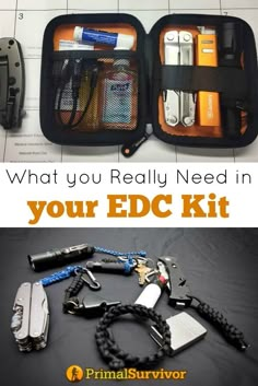 what you really need in your edc kit for survival and emergency work out there