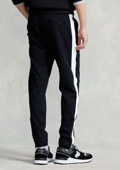 With soft cotton and vented zip hems, these sporty pants are built to keep you comfortable during workouts or weekend jaunts. | Polo Ralph Lauren Men's Soft Cotton Active Pant, Black, X-Large Athleisure Jogging Bottoms With Side Stripes, Athleisure Bottoms With Side Stripes For Jogging, Sporty Relaxed Fit Activewear With Side Stripes, Sporty Stretch Sweatpants With Side Stripes, Sporty Stretch Joggers With Side Stripes, Athleisure Stretch Sweatpants With Side Stripes, Cotton Athleisure Activewear With Side Stripes, Stretch Athleisure Sweatpants With Side Stripes, Relaxed Fit Joggers With Side Stripes For Jogging