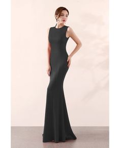 Get 10% off now! Buy slim fitted mermaid formal dress sleeveless at cheap price online. Free stable shipping and pro custom service since 2009. Bridal Evening Dress, Dress Bride, Fishtail Dress, Women's Evening Dresses, Dress Jewelry, Daily Dress, Formal Evening Dresses, Bride Wedding, Dress Sleeveless