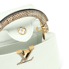 LOUIS VUITTON® - Capucines Mini - Snow Lv Capucines Bb, Lv Capucines Mini, Capucines Louis Vuitton, Louis Vuitton Capucines White, Louis Vuitton Capucines Pink, Louis Vuitton Capucines Mini, Capucines Mini, Louis Vuitton Capucines, Louis Vuitton Official