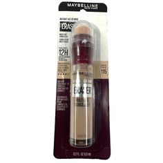 Maybelline Instant Age Rewind Eraser Multi-Use Concealer Shade 115 Up To 12 Hour Wear. New York Makeup, Maybelline Instant Age Rewind, Age Rewind, Concealer Shades, Makeup Concealer, Maybelline New York, Maybelline, Concealer, Womens Makeup