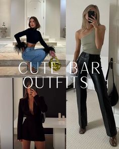 Thanksgiving Eve Outfit Bar, Autumn Outfits Night Out, Drink Outfit Evening, Outfit Inspo Night Out, Chic Bar Outfit, Outfits For Night Out Bar, Outfit For Drinks With Friends Night