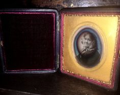 1/6 Daguerreotype of Woman by Southworth & Hawes - Full Case Original Six