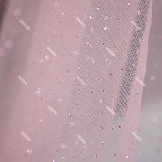 romantic illusion rose pink glitter glued metallic tulle mesh fabric by the yard Sparkly Fabric, Prom 2024, Pink Sparkly, Glitter Glue, Romantic Roses, Sparkles Glitter, Metal Mesh, Tulle Fabric, Pink Rhinestones