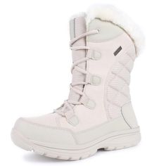 PRICES MAY VARY. Lock Temperature with 5 layers Materials: FANTURE Women's Snow Boot Vigornity II features 5 layers of high quality materials to lock temperature and keep your feet warm in conditions as low as -4 Degree Fahrenheit: ①Wind-proof and waterproof fabric+②Insulated sponge+③200G 3M Thinsulate Insulation TypeB+④Waterproof membrane+⑤Thermal lining Static Waterproof Materials: Using static waterproof materials which include sealed seams and a watertight inner membrane, that contours the f Cute Snow Boots, Cute Winter Boots, Winter Boots Women Waterproof, Cold Weather Shoes, Best Winter Boots, Luxury Boots, Snow Outfit, Waterproof Snow Boots, Cold Weather Boots