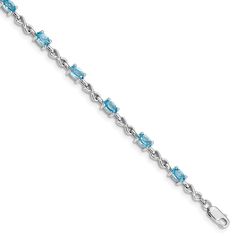 Silver Polished Blue Topaz Gemstone Bracelet Topaz Bracelet, Blue Topaz Bracelet, Blue Topaz Gemstone, Topaz Color, Blue Topaz Stone, Swiss Blue Topaz, Topaz Stone, Topaz Gemstone, Amethyst Stone