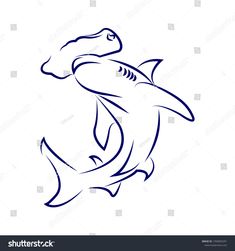 a shark with an open mouth and sharp teeth in the shape of a t - shirt