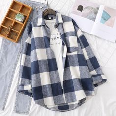 link in my bio if you want to buy Woolen Shirt, Tops Stylish, Casual Outwear, Straight Clothes, Khaki Jacket, Outwear Coat, Plaid Shirts, Women Long Sleeve Tops, Plaid Jacket