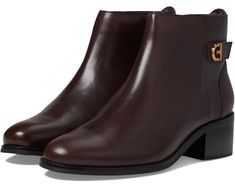 Women's Cole Haan Holis Buckle Bootie | Zappos.com Fall Office Boots With Zipper Closure, Fall Ankle Booties With Leather Lining, Business Ankle Boots For Fall, Formal Boots With Leather Trim For Fall, Formal Fall Boots With Leather Trim, Formal Leather Trim Boots For Fall, Leather Trim Ankle Boots For Fall, Office Boots With Removable Insole For Fall, Business Boots With Zipper For Fall