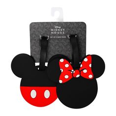 "Make your luggage stand out with this Disney Luggage Tag.© Disney Make your luggage stand out with this Disney Luggage Tag.© Disney  Two luggage tags Buckle closure 2 card slots 2 ID windows Square buckle Wipe clean Rubber 3.9\" x 4.1\"x 2/16\" Size: One Size. Color: Gold. Gender: unisex. Age Group: kids." Mickey Mouse Luggage, Disney Luggage Tags, Minnie Mouse Bag, Disney Luggage, Luggage Stand, Disney Mickey And Minnie, Disney Designs, Disney Colors, Mickey And Minnie Mouse