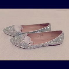 Embellished Ballet Flats Rhinestone Flats, Lorraine, Ballet Flats, Ballet, Women Shoes, Silver, Women Shopping, Color