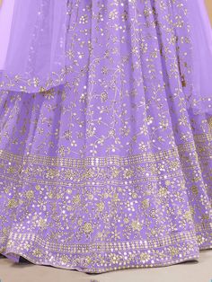 Fill vibrant hues in the upcoming wedding season with our fascinating Lehenga choli collection. This enchanting lavender sequins georgette lehenga choli with dupatta is the perfect pick for your weddings, receptions, and other occasions. Crafted with the utmost attention to detail, this stunning ensemble will surely make you stand out from the crowd.
The first and most evident benefit is its captivating color. Lavender exudes elegance and sophistication, making it an ideal choice for any special Lavender Zari Work Sets For Wedding, Lavender Zari Work Wedding Sets, Lavender Wedding Sets With Zari Work, Lavender Wedding Set With Zari Work, Lavender Lehenga With Zari Work For Wedding, Lavender Wedding Set With Sheer Dupatta, Lavender Sharara With Sheer Dupatta For Wedding, Lavender Anarkali Sets For Receptions, Lavender Sharara With Intricate Embroidery For Wedding