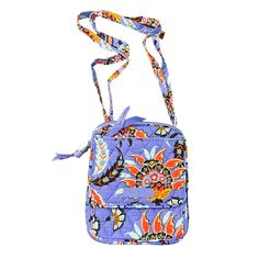 New With Tags Vera Bradley Purple Mural Garden Mini Hipster Crossbody Bag Approx. 8" X 6.5" Purple Mural, Mural Garden, Hipster Purse, Vera Bradley Disney, Garden Mini, Printed Purse, Vera Bradley Purses, Blue Purse, Hobo Style