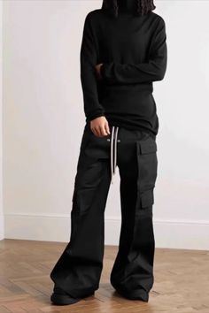 Cargo Pants, Perfect Fit, Pants, Black