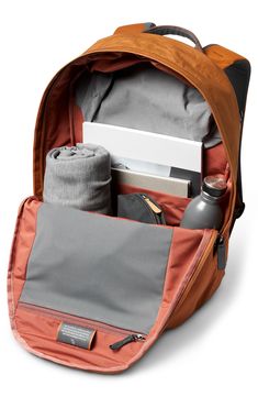 An astonishing level of functional storage and organization is under the hood of this sleek backpack that makes onerous commutes a joy you look forward to. Engineered for an exceptionally comfortable fit, it carries everything from devices, clothing, snacks and personal items, as well as your laptop in its own protective sleeve. Nylon/leather/plastic Imported Brevity Backpack, Elementary Books, Modern Backpack, Chest Belt, Dope Style, School Prep, Back To School Essentials, Print Ideas, Backpack School