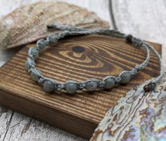 Welcome to - Kerrie Owens Arts - Handmade Adjustable Labradorite Beaded Bracelets, Casual Adjustable Gray Jewelry, Adjustable Beaded Labradorite Bracelets, Casual Handmade Gray Jewelry, Adjustable Labradorite Cord Jewelry, Adjustable Cord Labradorite Jewelry, Adjustable Gray Beaded Round Bracelets, Adjustable Gray Beaded Bracelets, Adjustable Bracelet