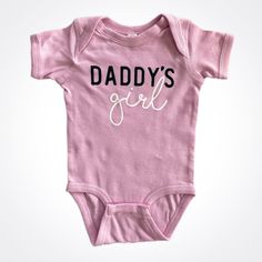 Girl Dad, Pink Bodysuit, Shirt Girl, Girl Things, Baby On The Way, Girl Shirt, Star Girl, Newborn Girl, Gift For Dad