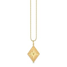 14k yellow gold and diamond sundial coin with navy enamel. The charm measures appx. 1/2"W x 3/4"H. Fine 14k gold medium cable chain is 16" long with an extender at 18". Celestial Yellow Gold Jewelry With Compass Design, Luxury Gold Necklace With Compass Design, Luxury Compass Medallion Jewelry, Luxury Compass Design Medallion Jewelry, Gold Medallion Jewelry With Compass Design, Yellow Gold Star Of David Charms Jewelry, Yellow Gold Charms Medallion Necklace, 14k Gold Medallion Jewelry With Compass Design, 14k Gold Compass Design Medallion Jewelry