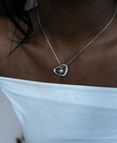 CUT IT OUT NECKLACE - happytobehere Don't Play With My Heart, Relationship Necklaces, Cut It Out, Necklace Ideas, Dope Jewelry, Silver Snake Chain, Cut It, Pretty Jewellery, Necklace Chain