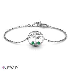 Symbolizing the growth and love of the family unit. Customize this breautiful Family Tree Bracelet with 1-4 2mm round stones of your choice and a personal engraving. Family Unit, Mothers Bracelet, Bracelet Box, Mens Engagement, Birthstone Bracelet, Birthstone Bracelets, Silver Prices, Gold Price, Photo Bracelet