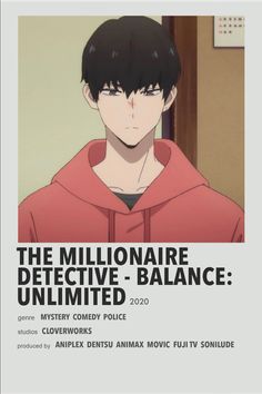 an anime character with black hair wearing a red hoodie and looking at the camera