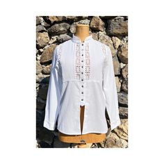 Beautiful embroidered vintage cotton/linen blouse in white color with edelweiss patterned buttons. Made in Austria Measurements: laid flat on one side. Length: 64 cm / 25.2" Bust: 52 cm / 20.4" Sleeve Length: 58 cm / 22.8" Shoulder Seam to Seam: 41 cm / 16.1" Brand: Tramontana Material: 70% cotton, 30% linen Label Size: 36 Size (I think best for): EU 36, US 6, UK 8 Please check the measurements! Linen Blouse, Blouse Vintage, Vintage Cotton, Hungary, Cotton Linen, Womens Clothing Tops, Halloween Shopping, Labour Day, Blouses For Women