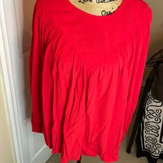 Reposhing This Item I Purchased From @Quelsadilla68. Loved It, But Ready To Rotate For Something New. Questions? Leave A Comment Below! Chest 22” Length 24.5” Never Worn. Need To Closet Clear. Red V-neck Rayon Blouse, Red Rayon Tops For Fall, Red Rayon Blouse For Spring, Fall Red Rayon Blouse, Long Sleeve Ruffle Top, Floral Embroidered Top, Knox Rose, Red Long Sleeve, Bell Sleeve Blouse