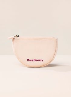 Introducing a travel-friendly pouch to hold your True to Myself Tinted Pressed Finishing Powder and puff in one place! Available in our signature peach color. Luxury Trendy Pouch Bags, Rare Beauty Pouch, Rare Beauty Puffy Bag, Rare Beauty Powder, Mini Makeup Pouch, True To Myself, Powder Application, Selena Gomez Makeup, Mini Makeup Bag