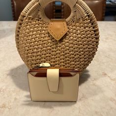 Nwot. Super Cute And Loads Of Room. Magnetic Closure And Protective Feet In Bag. Selling With Wallet. See Photos For Details And Measurements. Summer Handbag, Summer Handbags, Source Unknown, Magnetic Closure, Bag Lady, Super Cute, Wallet, Handbags, Cream