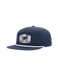 Our new Pintail Patch mid profile, structured snap back Trucker hat. Decorated right here in the USA. Embroidered patch and mid profile hat creates a sharp, confident look. Hat is adjustable. A True Struttin Cotton original. We promise that you will love this cap. Navy Flat Brim Hat With Logo Patch, Navy Snapback Hat With Flat Brim And Logo Patch, Cotton Snapback Hat With Embroidered Patch And Flat Brim, Adjustable Six-panel Hat With Embroidered Patch, Curved Brim Fitted Hat With Logo Patch, Navy Curved Bill Hat With Logo Patch, Embroidered Patch Snapback Hat With Curved Brim, Navy Cotton Snapback Hat With Flat Brim, Navy Cotton Flat Brim Snapback Hat