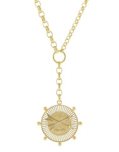 Live life passionately and fully. The Passion medallion chain necklace from Foundrae features cross arrows with diamond pave, wings and a single to represent energy and divine guidance. 28mm 16" Mixed Belcher Chain with 1" Extender Available in 18k Yellow Gold Street Style Shop, Dana Rebecca Designs, Divine Guidance, Gold Medallion, Marissa Collections, Ball Chain Necklace, Medallion Necklace, Diamond Charm, Disc Necklace