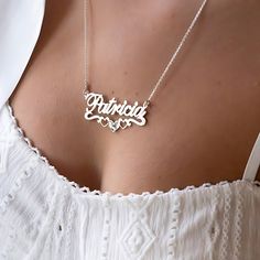 ❤️ Celebrate the special moments with this Birthstone Heart Name Necklace. This elegant piece is crafted from high-quality sterling silver, making it a timeless addition to any jewelry collection. The necklace features a beautifully designed heart pendant that can be personalized with a name and birthstone, creating a unique and meaningful gift perfect for birthdays and other special occasions. ❤️ Features: * Personalized Heart Pendant: Customize the pendant with any name you choose. * Birthston Silver Necklace For Anniversary With May Birthstone, Silver Necklace For May Birthstone Anniversary, Mother's Day Wedding Birthstone Necklace In Sterling Silver, Elegant White Gold Birthstone Necklace For Mother's Day, Silver Heart Necklace With Hallmark For Birthday, Silver Heart Cut Birthstone Necklace, Hallmark Heart Pendant Jewelry For Birthday, Fine Jewelry Necklaces Stamped 925 As Gift, Heart Pendant Necklace For Anniversary With May Birthstone