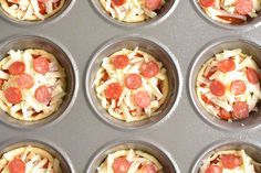 the muffins are prepared and ready to be baked in the oven for consumption