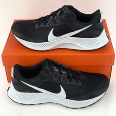 These Nike Pegasus Trail 3 Sneakers Are Brand New! They Have Never Been Worn And Are In Perfect Condition. They Will Come In The Original Box. Style Code: Da8697 001 It Will Be Shipped Out The Same Day It Is Ordered. Contact Me If You Have Any Questions Or Concerns And I Will Be Happy To Answer! We Offer Discounts On Bundles, So Be Sure To Check Out Our Store! :) Category Black Lace-up Trail Running Shoes For Jogging, Nike Trail Running Sneakers, Nike Low-top Trail Running Shoes With Cushioned Footbed, Nike Black Trail Running Shoes For Jogging, Nike Lace-up Walking Shoes For Running Errands, Nike Black Trail Running Sneakers, Outdoor Cross, Royal Blue Sneakers, Indoor Cycling Shoes