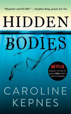 the book cover for hidden bodies by caroline kemps, with an image of a horse in the water