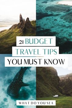 the words, budget travel tips you must know what do you see?