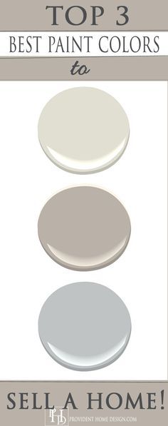 the top 3 best paint colors to sell