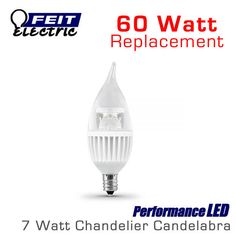 a white light bulb with the words 50 watt replacement on it and an image of a