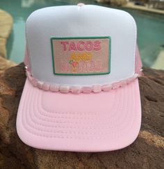 Trucker hats are all the rage; snag this one now! You won't find a more adorable Tex-Mex inspired hat than this cutie!  -One size fits most -SnapBack Style; Adjustable -Head Circumference ~22-24 inches Trendy Adjustable Cap Costume Hat, Trendy Adjustable Cap Costume Headpieces, Trendy Adjustable Costume Hat With Curved Brim, Cute Flat Brim Hat One Size, Fun Trucker Hat With Curved Brim, Novelty Baseball Cap One Size Fits Most, Fun Trucker Hat, One Size Fits Most, Fun Trucker Hat One Size Fits Most, Trucker Mini Hat With Curved Brim