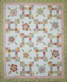 Square Dance Square Dance Quilt, Inspirational Quilts, Bed Quilt Patterns, Cottage Quilt, Applique Quilt Patterns, Flower Quilts, Square Dance, Applique Quilting, Summer Quilts